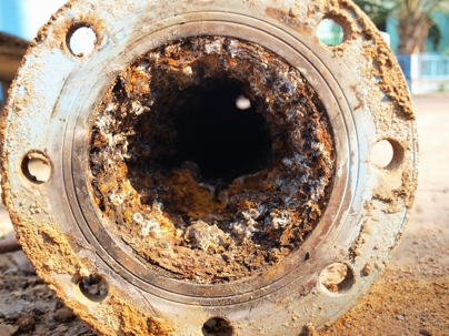 clogged sewer line